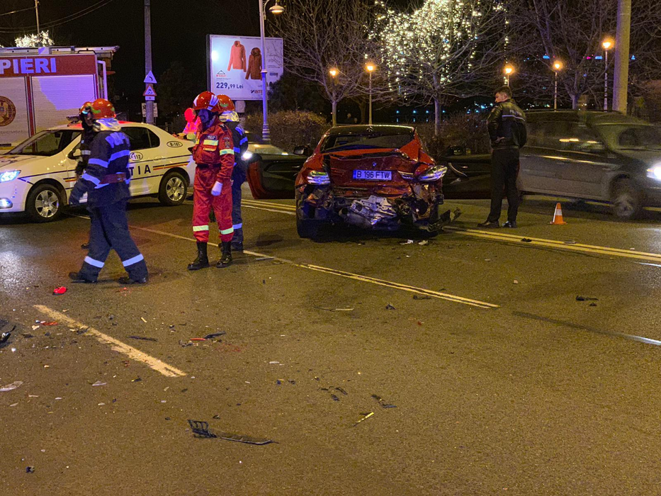 BMW-ul tunat al lui Tudor Beștea a lovit un Range și s-a făcut praf