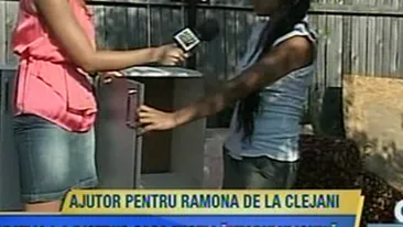 VIDEO Ramona, fiica nelegitima a lui Ionita de la Clejani, ajutata de oameni dupa ce a ramas pe drumuri: Dumnezeu mi-a luat lucrurile vechi si mi le-a dat pe cele noi