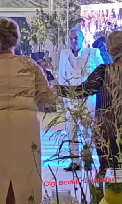 Gigi Becali a făcut show la nunta lui Ianis Hagi/ Sursa foto: TikTok