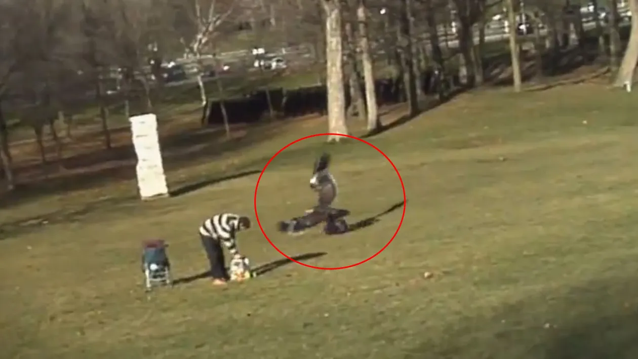 VIDEO Imagini rupte din Jurassic Park! Un vultur si-a infipt ghearele intr-un copilas de doi ani si l-a luat in zbor