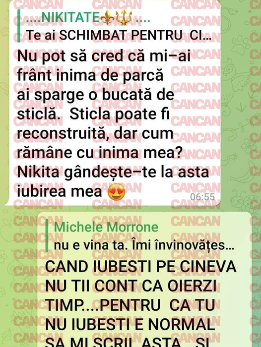 EXCLUSIV | Avem mesajele lui Michele Morrone către Nikita. Iubire și pasiune totală între vedeta din „365 de zile” și femeia din România