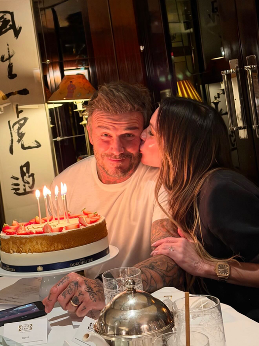 David Beckham de ziua lui, sursa-captură social media David Beckham