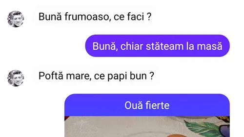 Bancul de weekend | Poftă mare, ce papi bun?