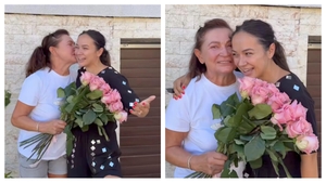 Vlăduța Lupău, surpriză emoționantă pentru mama sa. Femeia nu și-a putut stăpâni lacrimile