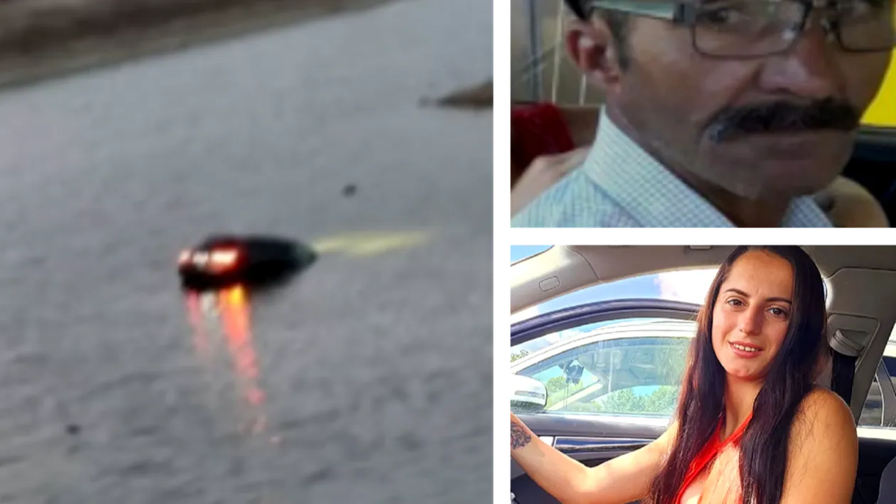 Filmul tragediei în care Mihaela și tatăl ei și-au pierdut viața. Cei doi și nepotul lor ar fi fost conştienţi 15 minute în apa rece ca gheaţa