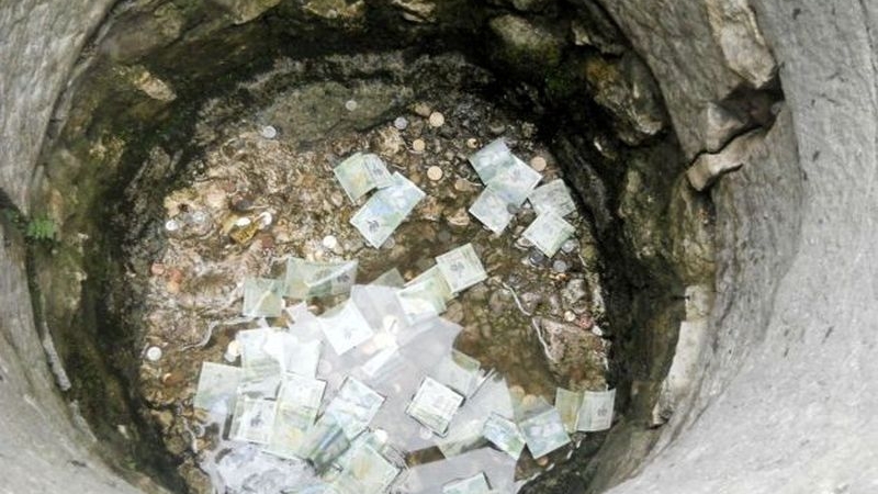 Tânăr din Argeș, prins când fura banii adunați în fântâna Mănăstirii Cozia