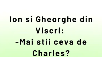BANCUL ZILEI | Ion, Gheorghe și Regele Charles