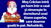 Bancul de Crăciun | Moș Crăciun și tânăra superbă