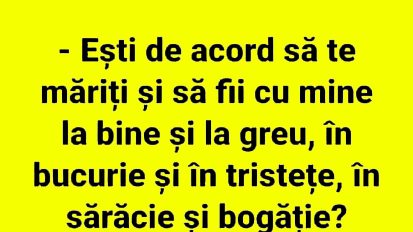 Bancul sfârșitului de săptămână | Cerere în căsătorie