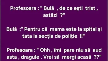 BANC | Bulă, de ce ești așa trist astăzi?