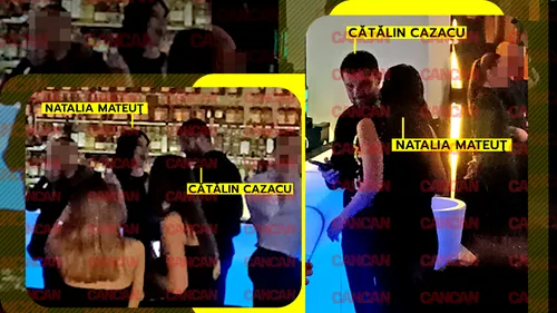 Cătălin Cazacu și Natalia Mateuț, din nou împreună, în club, deși neagă că ar forma un cuplu. Șușoteli periculoase, cocktailuri cu vodcă și… Imagini tari aici!