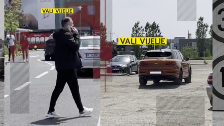 Vijelie și-a testat mașina de 250.000 € prin gropile din Băneasa. Vali, ușor, că e Bentley, nu e tractor!