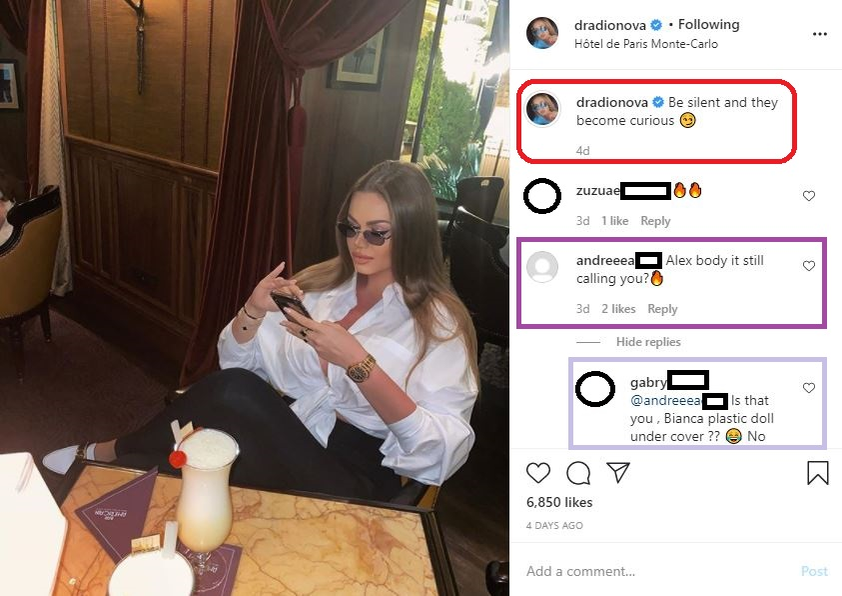 Alex Bodi și Daria Radionova, din nou împreună?! Gesturile celor doi au stârnit controverse © Instagram