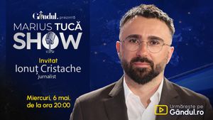 Marius Tucă Show începe miercuri, 6 mai, de la ora 20.00, live pe Gândul. Invitat: Ionuț Cristache