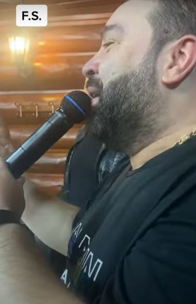 Florin Salam a cântat la o petrecere. Sursă foto: captură video