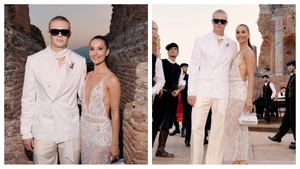 Erling Haaland a făcut furori în Italia, la o prezentare de modă. Cu ce personaj celebru s-a afișat