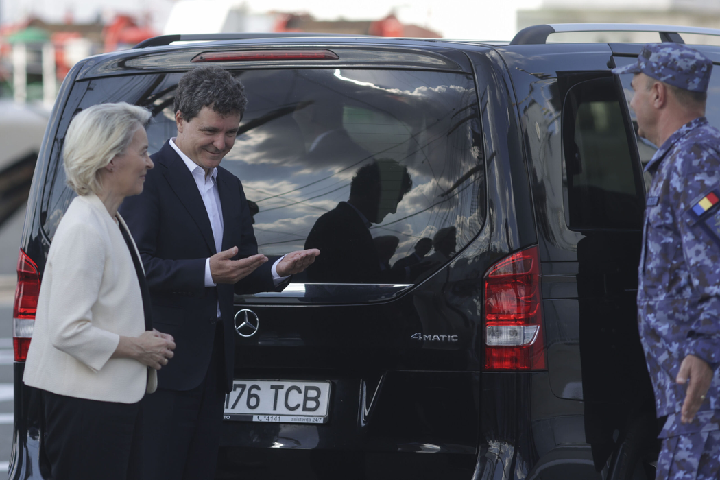 Nicușor Dan, alături de Ursula von der Leyen/ Sursa foto: Inquam Photos / George Calin