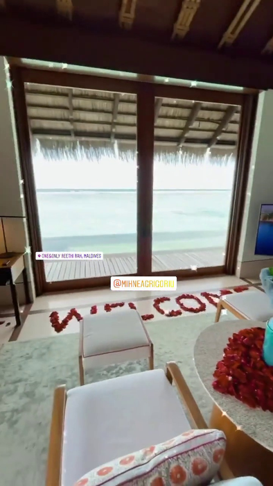 Iubita lui Mihnea a avut parte de o uriașă surpriză în Maldive