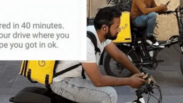 Ce i-au răspuns cei de la Glovo unei cliente nemulțumită că mâncarea a întârziat: Șoferul ți-a livrat comanda în parcarea în care te-a găsit vomitând. Sper că..