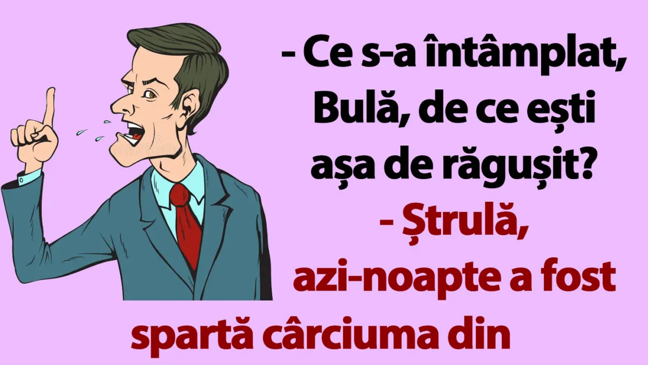 BANC | Bulă, de ce ești atât de răgușit?