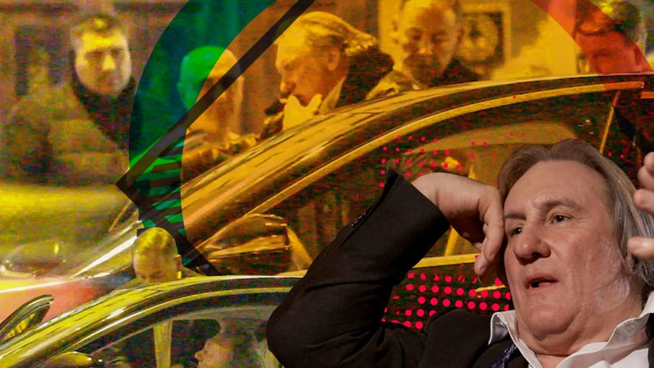 Faimosul Gerard Depardieu, scos pe brațe dintr-un restaurant libanez la București!