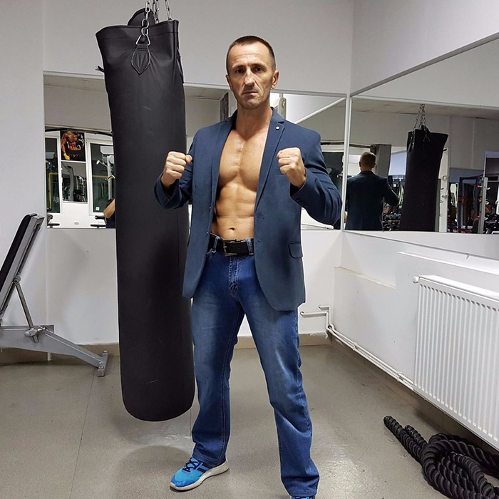 Marcel Drăgan, în sala de antrenament