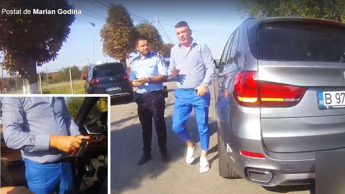 Dialog halucinant între acest șofer de BMW și un polițist de la Rutieră! Ce a scos bărbatul din mașină și... cât a fost amenda