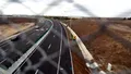 România tocmai a inaugurat o bucată de autostradă care se termină în câmp