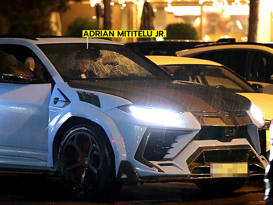 Adrian Mititelu Jr. și-a recolantat superbul Lamborghini Urus de 400.000 de euro (SURSA FOTO: CANCAN.RO)