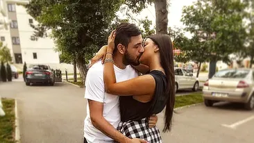Betty Salam şi-a ”topit” iubitul cu un sărut, în plină stradă. Prima imagine cu îndrăgostiţii în intimitate...publică!