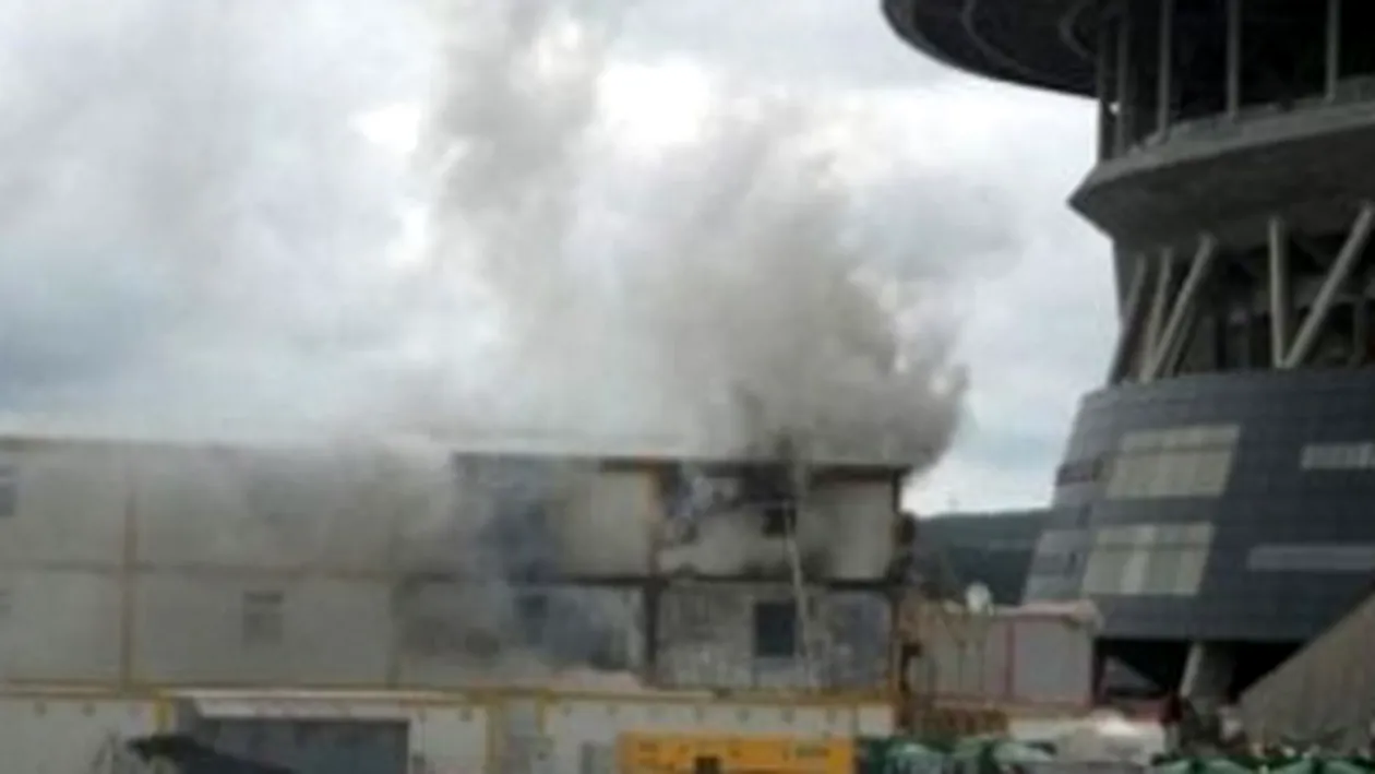 Incendiu la noul stadion al echipei Galatasaray