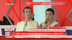 Declaraţiile fascinante ale lui Cornea, la CANCAN TV: "Dacă fata mea crede că am putut s-o bat de dimineaţa până seara, aberează"