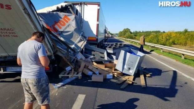 TIR românesc, implicat într-un accident cu 17 victime în Ungaria!