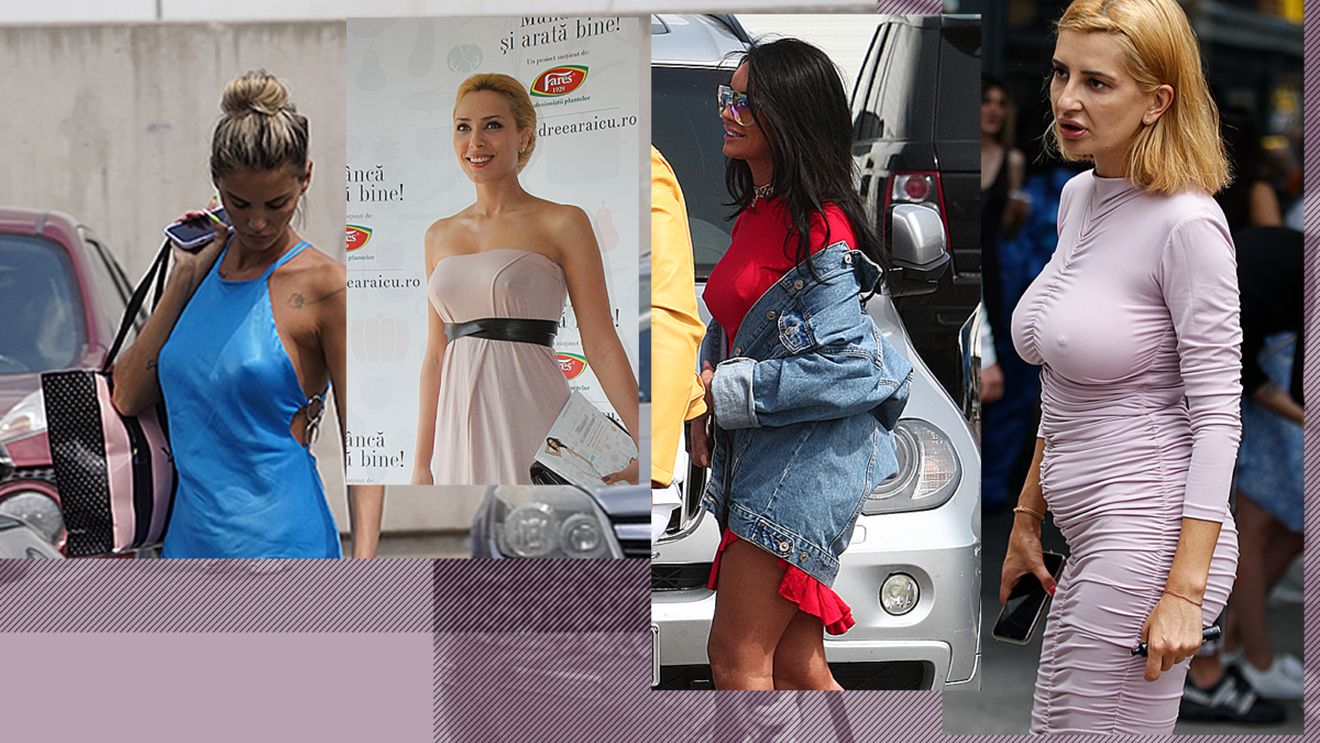 TOP 40 fete îmbrăcate, dar cu ”butonașii” la vedere! Cine ”înțeapă” mai tare dintre Harra, Babs, Ramona Olaru sau Iulia Vântur?