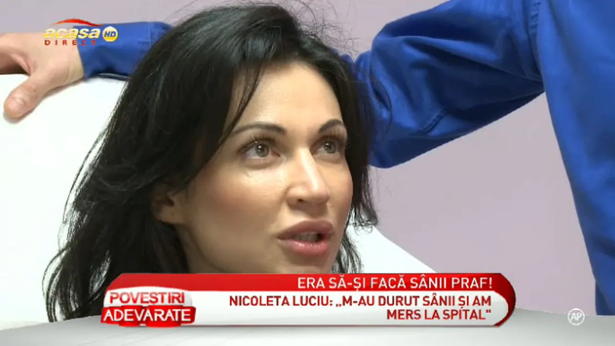 Nicoleta Luciu a trecut prin momente de panica: Nu m-am lovit niciodata atat de tare ca acum
