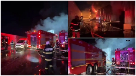 Incendiu la Dragonul Roșu din București! Flăcările mistuie totul în calea lor. Imagini VIDEO