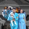 Sărbătoare în familia lui Costel Biju! Tony One și soția și-au botezat băiețelul
