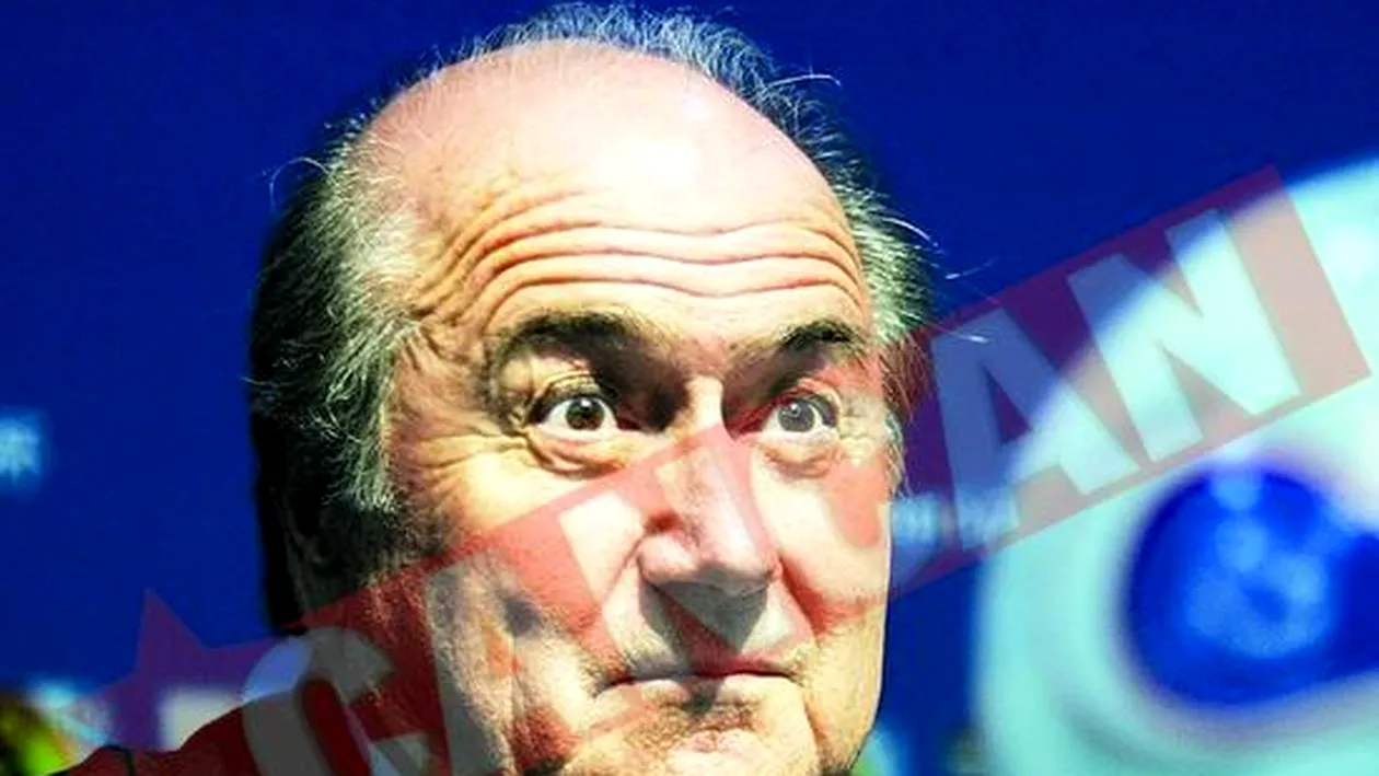 Sepp Blatter a distrus un bolid Mercedes