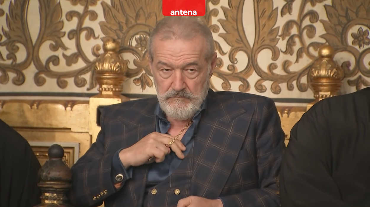 Gigi Becali, la nunta lui Florinel Coman/ Sursa foto: Antena Sport