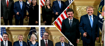 „Trump de carton”, conspirația care a EXPLODAT după pozele cu liderii din Balcani! Analiza imaginilor arată ce s-a întâmplat de fapt