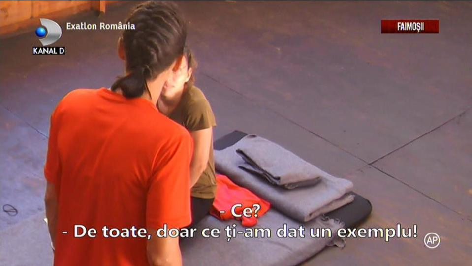Exatlon 3 noiembrie. Scandal răsunător între Cristina și Paula din echipa “Faimoşilor”! “Nu-mi spui tu mie! Nu te înghit“