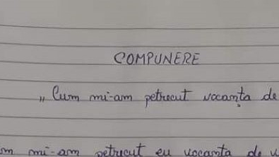 Cum a devenit compunerea unui copil din România virală pe internet: ”Dacă îmi dați nota 4, ne... ”