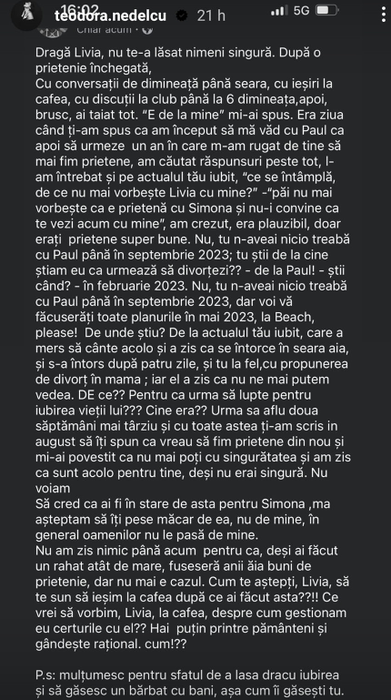 Comedianta Teodora Nedelcu o face praf pe Livia Eftimie /Foto: Social Media