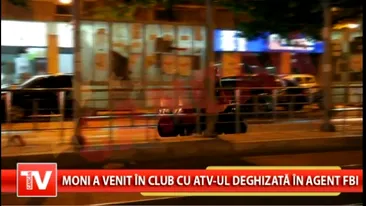 Moni Columbeanu a venit in club cu ATV-ul