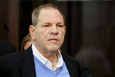 Mandatory Credit: Photo by JEFFERSON SIEGEL/POOL/EPA-EFE/REX/Shutterstock (9693531l)
Harvey Weinstein
Harvey Weinstein arrested in New York, USA - 25 May 2018
Harvey Weinstein listens during his arraignment in a criminal courtroom where he was formally charged with multiple counts of sexual assault in New York, New York, USA, 25 May 2018. Weinstein is with facing three felony charges - first-degree rape, third-degree rape, and one out of a criminal sexual act in the first degree.