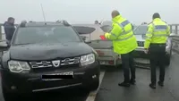 Carambol cu 21 de mașini, în Mureş. Traficul rutier este oprit în totalitate