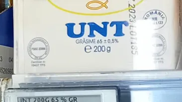 Ce preț are cel mai ieftin unt din România, cu 65% grăsime la 200 grame