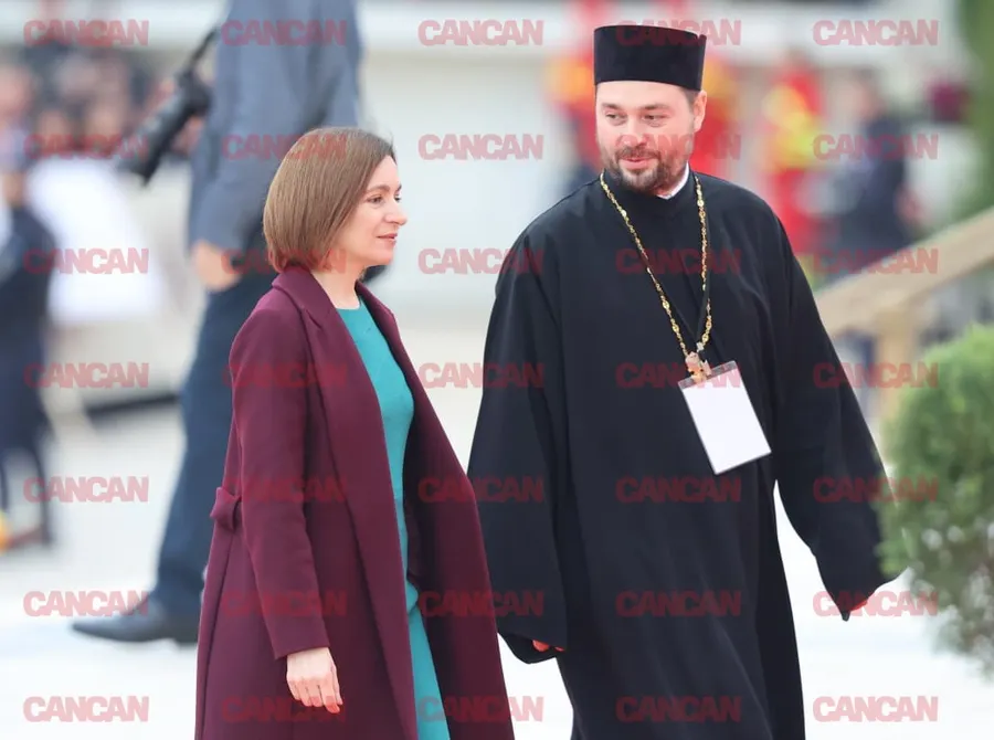 Președintele Republicii Moldova, Maia Sandu, a optat pentru o ținută colorată