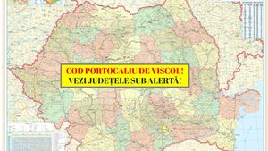 ANM a emis cod galben și portocaliu de viscol și vijelii! Pe ce zone va pune stăpânire iarna