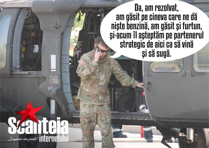 Românii au mult umor! Cele mai bune glume din online după aterizarea de urgență a elicopterului american, Black Hawk, în Piaţa Charles de Gaulle | FOTO